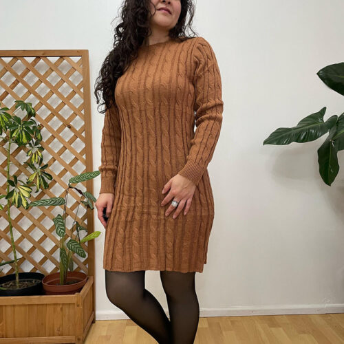 Vestido Lana trenzado Talla standard (abarca de S a L)